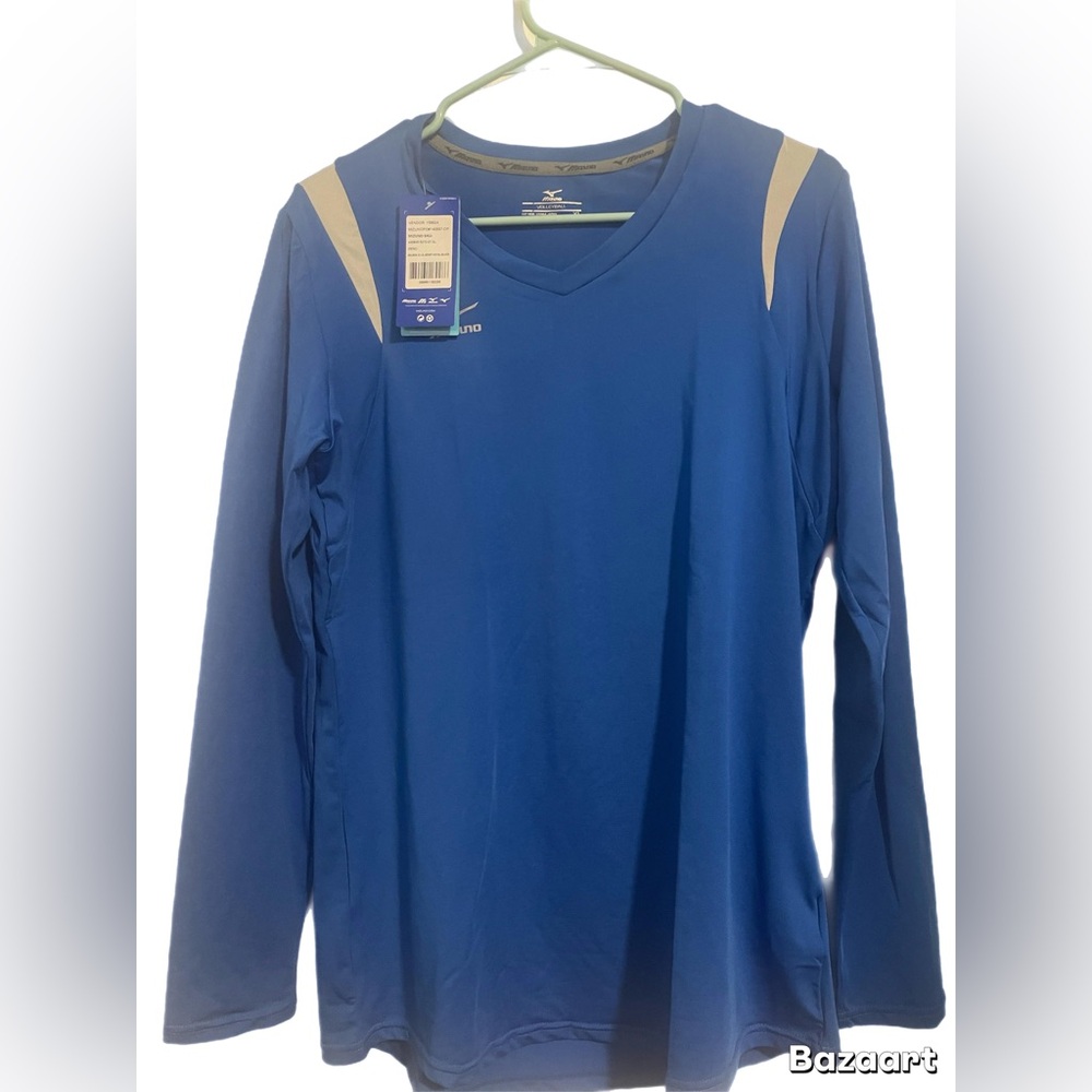 Mizuno Blue Long Sleeve Shirt